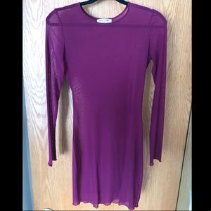 Mesh bodycon dress